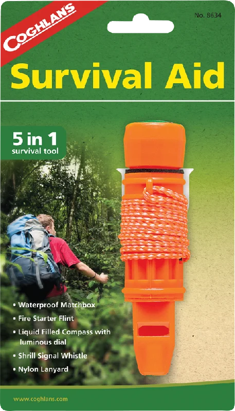- Air box TSA certified check-inCoghlan's 5-In-1 Survival Aid
