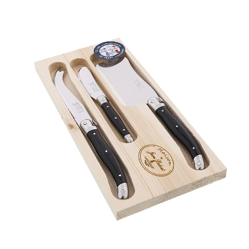 - Teething and chewing toys for puppiesLaguiole Jean Dubost Maison Cheese Set Black 3 Piece