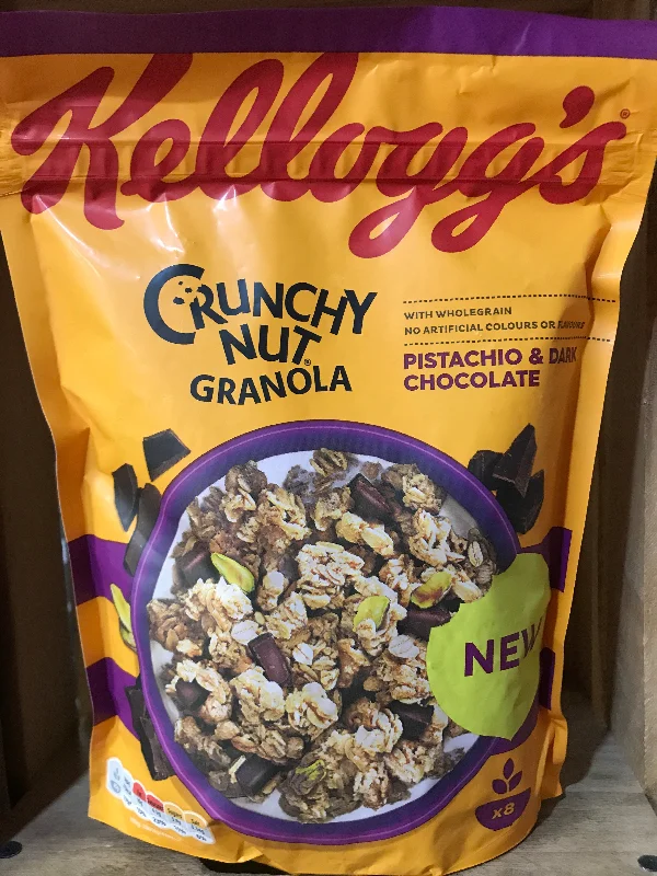 - Teething and chewing toys for puppiesKellogg's Crunchy Nut Granola Pistachio & Dark Chocolate 380g - Teething and chewing toys for puppiesKellogg's Crunchy Nut Granola Pistachio & Dark Chocolate 380g