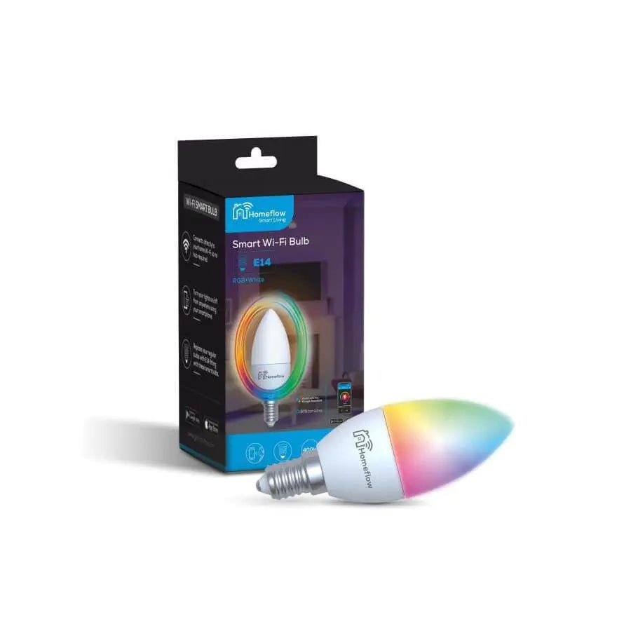 - Pet water dispenser UV sterilization versionHomeflow WiFi Smart Light Bulb E14 5W RGB + Cold White - Pet water dispenser UV sterilization versionHomeflow WiFi Smart Light Bulb E14 5W RGB + Cold White