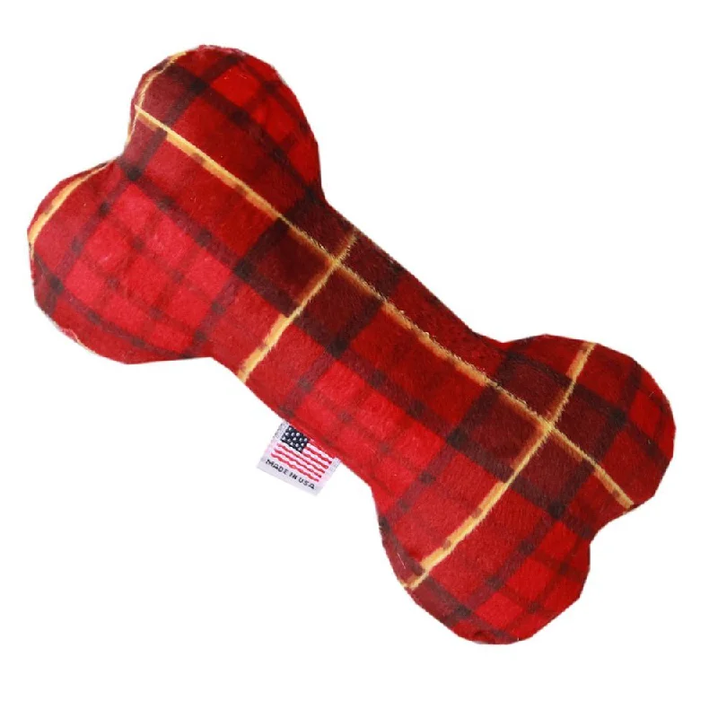 - Pet toy safety reviewsPlush Bone Dog Toy Red Plaid