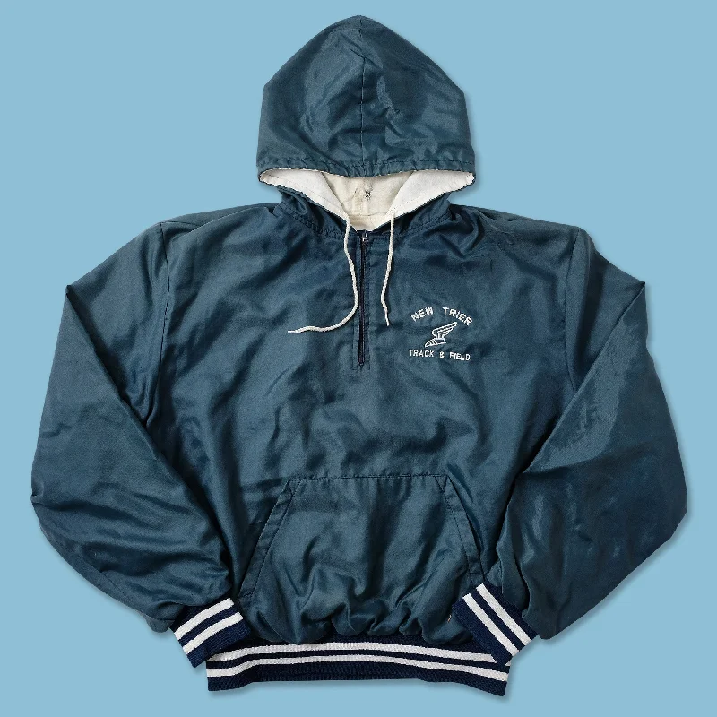 ---Vintage Hooded Windbreaker Large