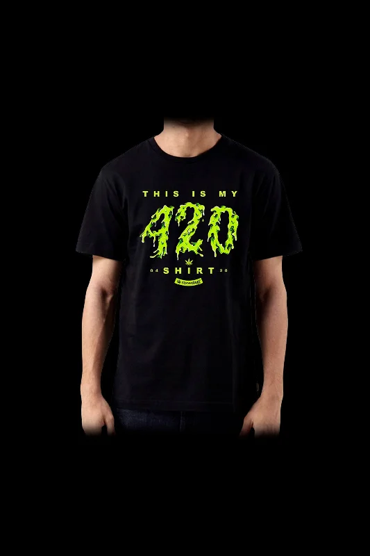 -Splash-proof food bowl AND Anti-choking slow food bowlStonerDays Green This Is My 420 Shirt T-Shirt