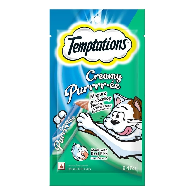 - Weight management cat food Temptations Creamy Purrrr-ee Cat Treats - Maguro & Scallop - Weight management cat food Temptations Creamy Purrrr-ee Cat Treats - Maguro & Scallop