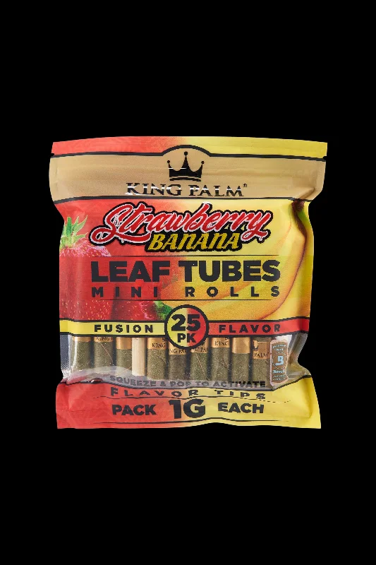 - Organic cotton dog bibsKing Palm Mini Strawberry Banana Flavored Pre Roll Leaf Tubes - Pack of 25 - Organic cotton dog bibsKing Palm Mini Strawberry Banana Flavored Pre Roll Leaf Tubes - Pack of 25