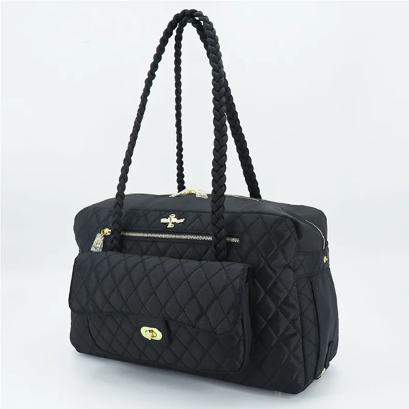 Combined with specific occasions:Porsha Dog Carrier: Black
