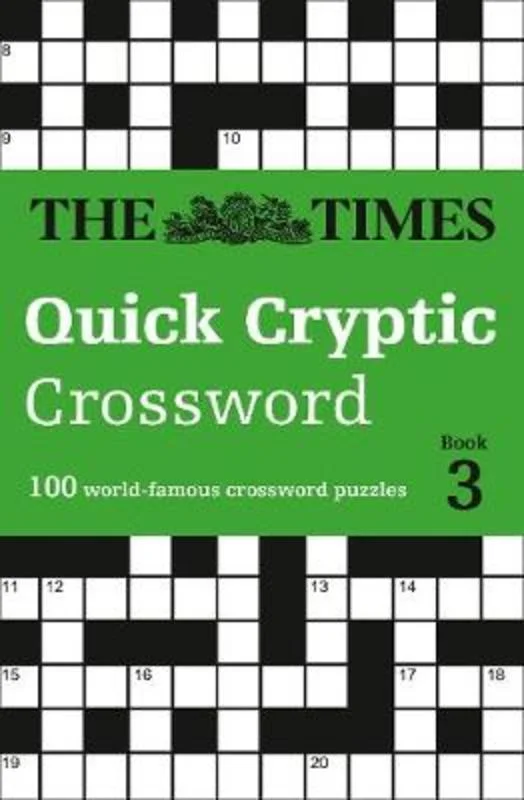 - Organic cotton dog bibsThe Times Quick Cryptic Crossword Book 3