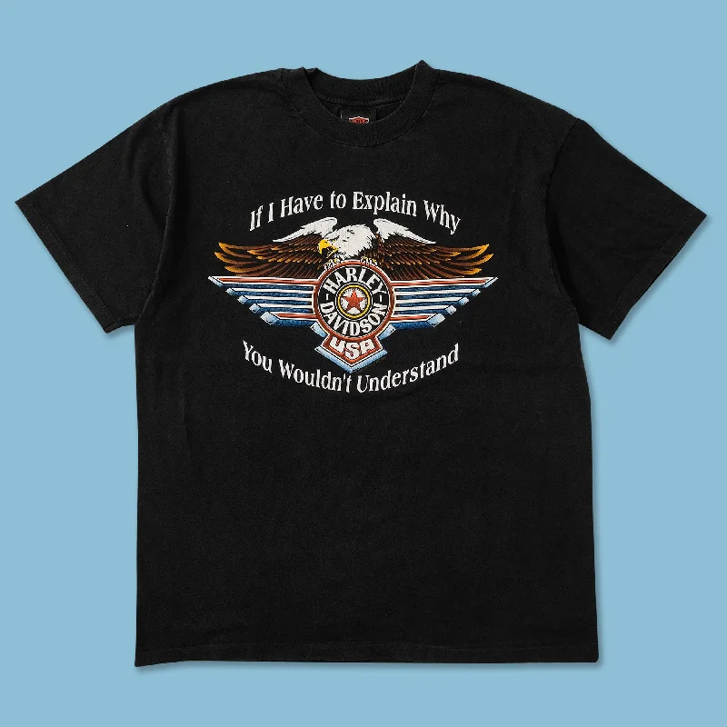 - Pregnant cat delivery room warming boxVintage Harley Davidson T-Shirt Large