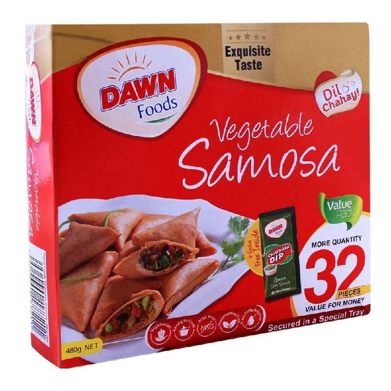 ---DAWN FOOD SAMOSA VEGETABLE 32PC 480 GM
