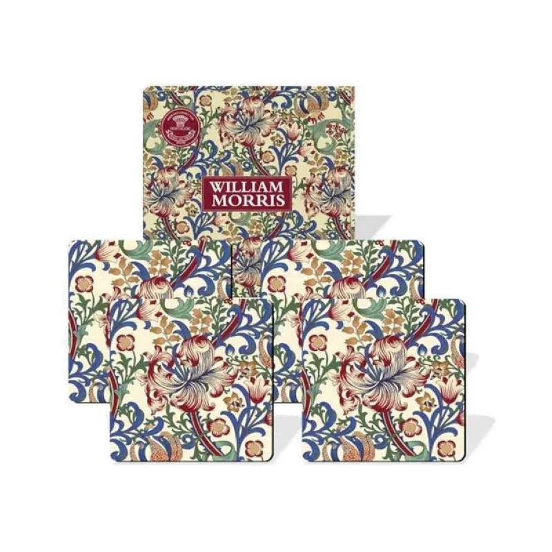 - Winter dog thick down jacketNostalgic Morris Lily Coasters Set of 4