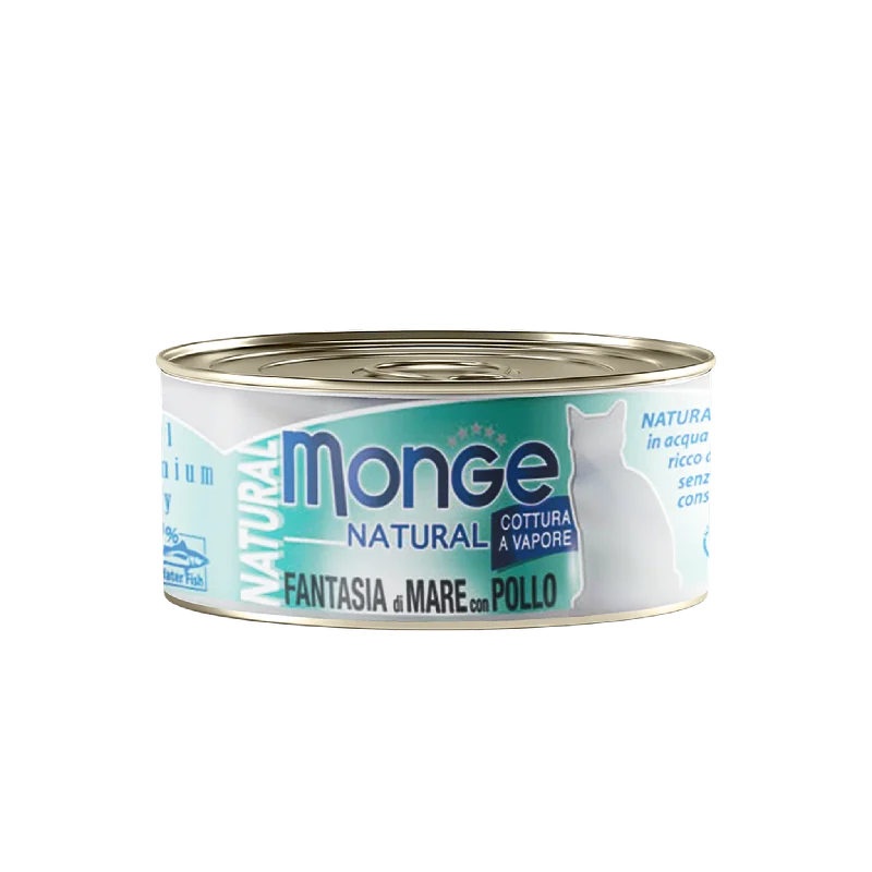 - Grain-free cat food recommendations Monge Cat Canned Food - Natural Seafood Mixed With Chicken (80g) - Grain-free cat food recommendations Monge Cat Canned Food - Natural Seafood Mixed With Chicken (80g)