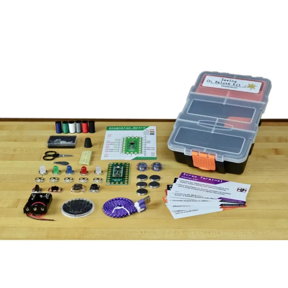- Pregnant cat delivery room warming boxCrazy Circuits Deluxe Sewing Kit