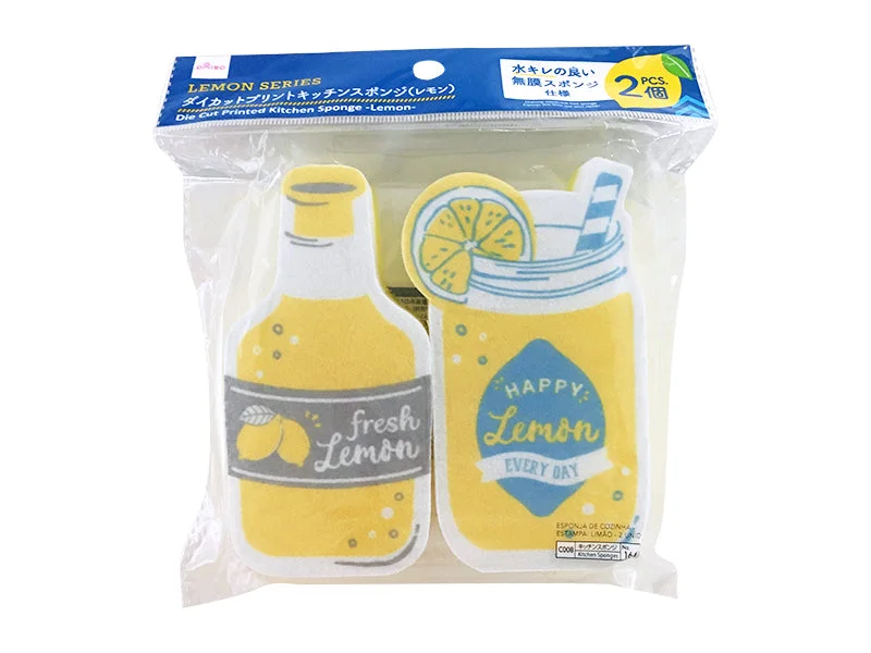 - Cat anti-jump window safety netDie Cut Printed Kitchen Sponge -Lemon - 2 Pcs.-