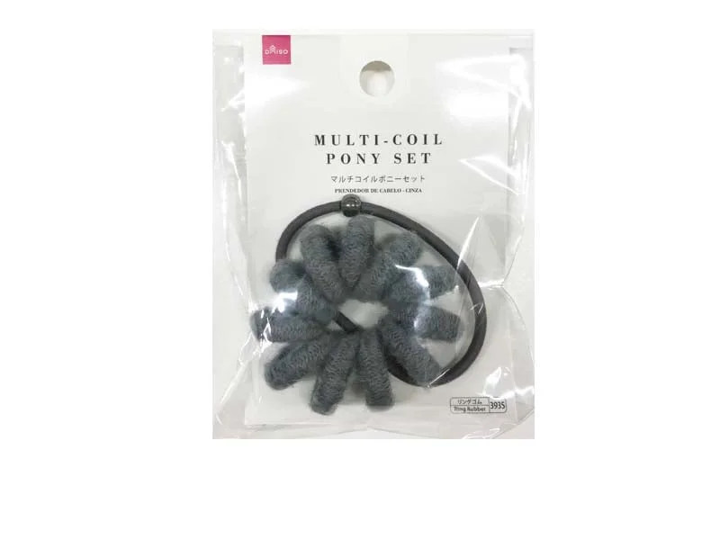 - Postoperative pet anti-licking Elizabethan collarMulti-Coil Pony Set - Warm Color Gray -