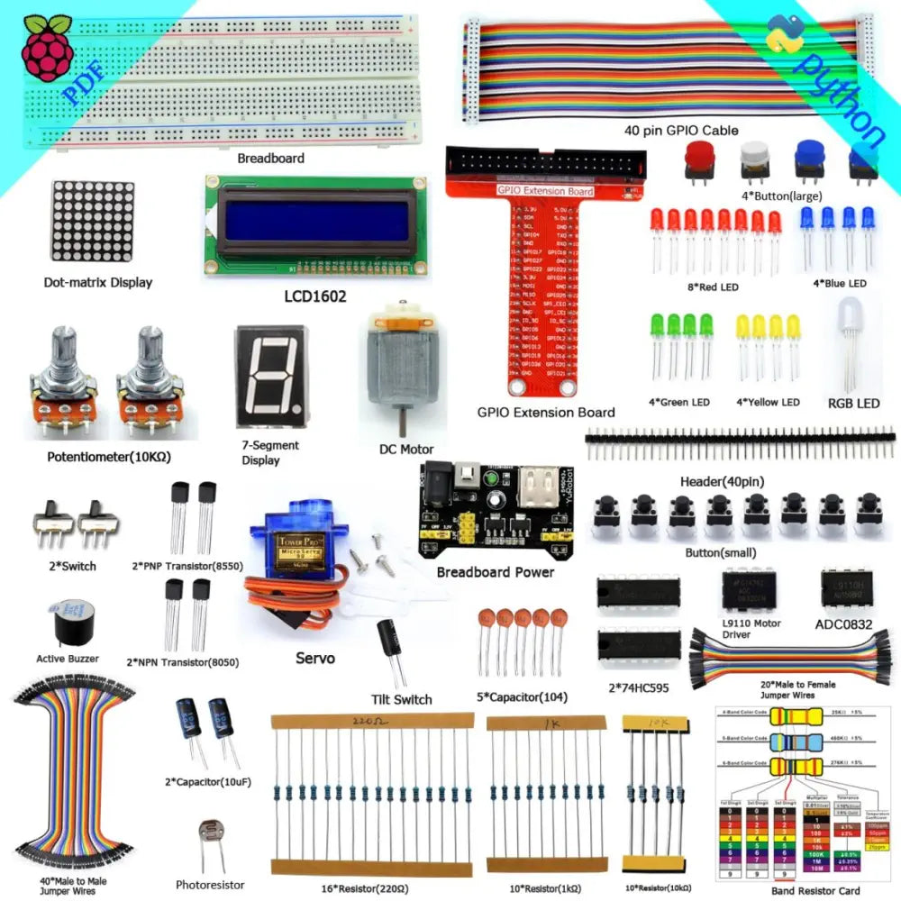 - Pet fence foldable indoorAdeept Super Starter Kit for Raspberry Pi