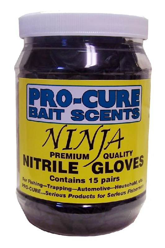 ---ZZZ Pro-Cure Bait Scents Ninja Nitrile Gloves