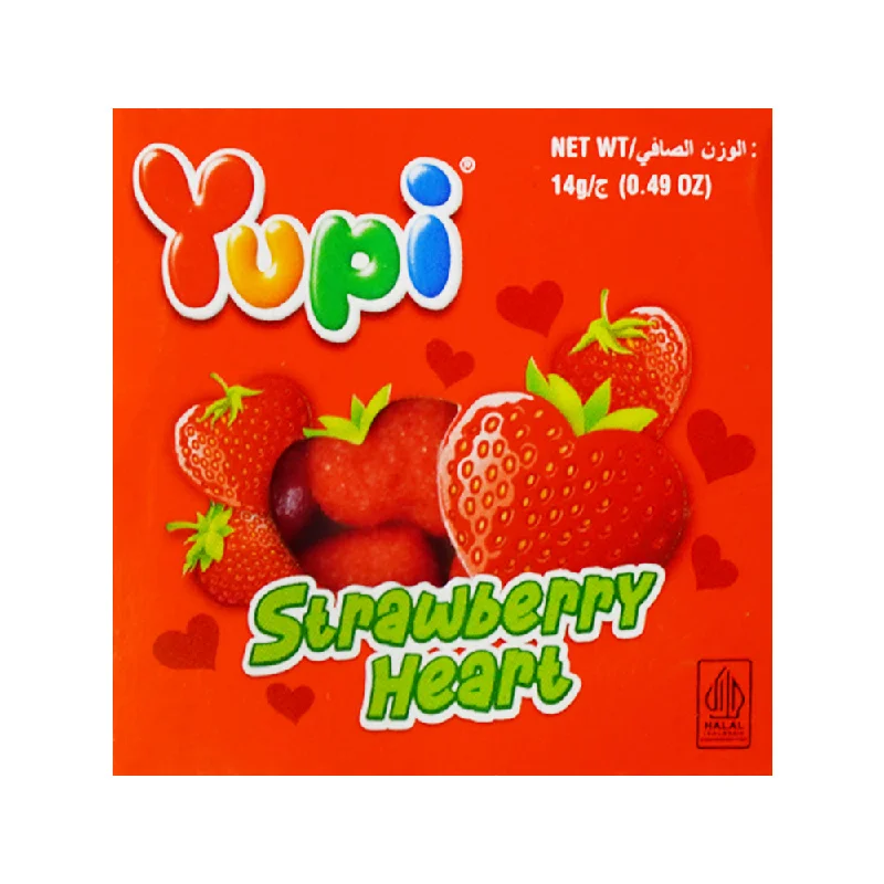 - Teething and chewing toys for puppiesYUPI JELLY STRAWBERRY HEART 14 GM
