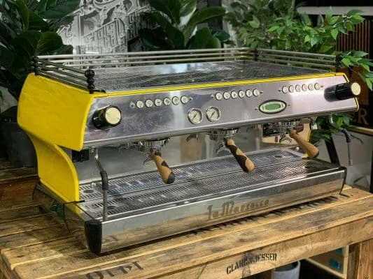 Pet ProductsLa Marzocco FB80 3 Group Yellow w. Timber Handles