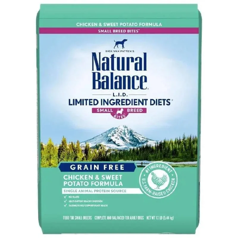 ---Natural Balance Pet Foods LID Chicken and Sweet Potato Small Breed Bite Dry Dog Food ---Natural Balance Pet Foods LID Chicken and Sweet Potato Small Breed Bite Dry Dog Food