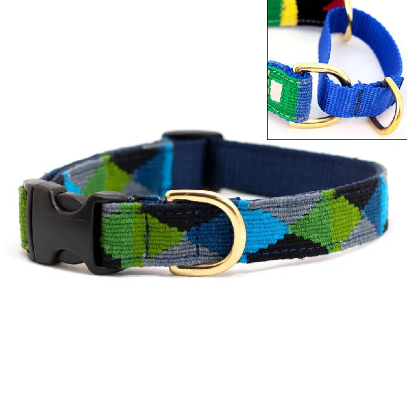  . **Pet clothes are thickened in winter**Argyle Martingale Dog Collar