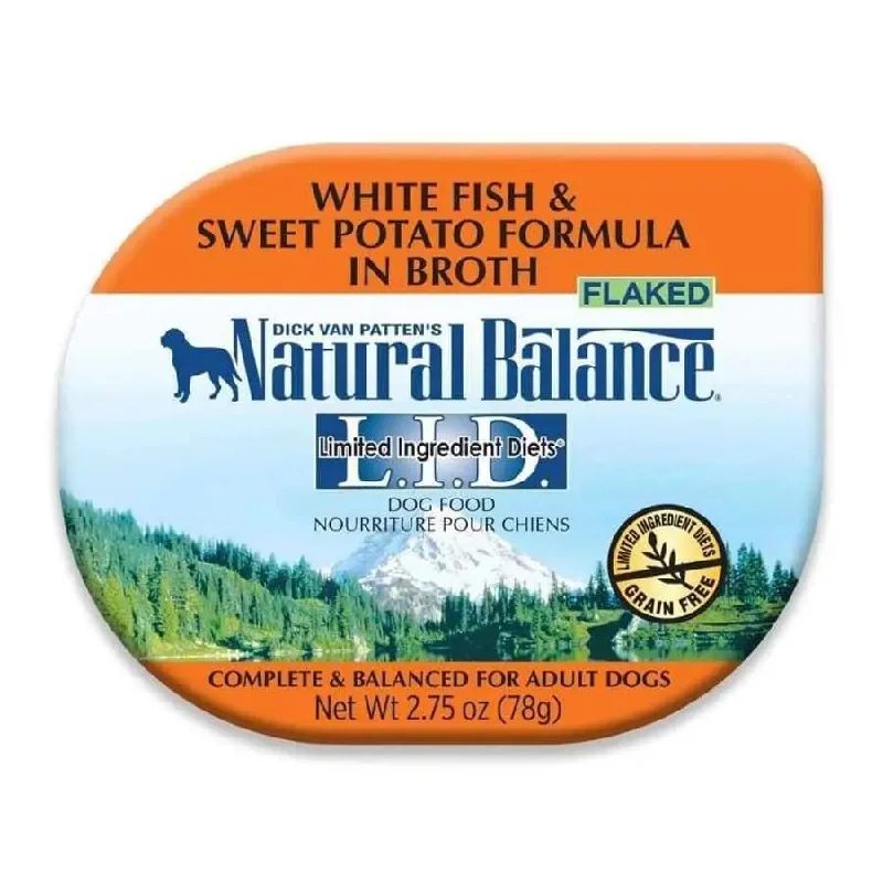 - Pet tear stain cleaning wipesNatural Balance Pet Foods L.I.D White Fish & Sweet Potato in Broth Dog Food 24ea/2.75 oz, 24 pk - Pet tear stain cleaning wipesNatural Balance Pet Foods L.I.D White Fish & Sweet Potato in Broth Dog Food 24ea/2.75 oz, 24 pk