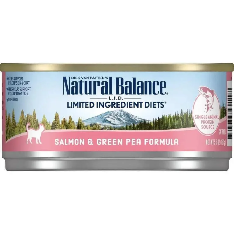 - Air box TSA certified check-inNatural Balance Pet Foods L.I.D. Salmon & Green Pea Formula Canned Cat Wet Food - Air box TSA certified check-inNatural Balance Pet Foods L.I.D. Salmon & Green Pea Formula Canned Cat Wet Food