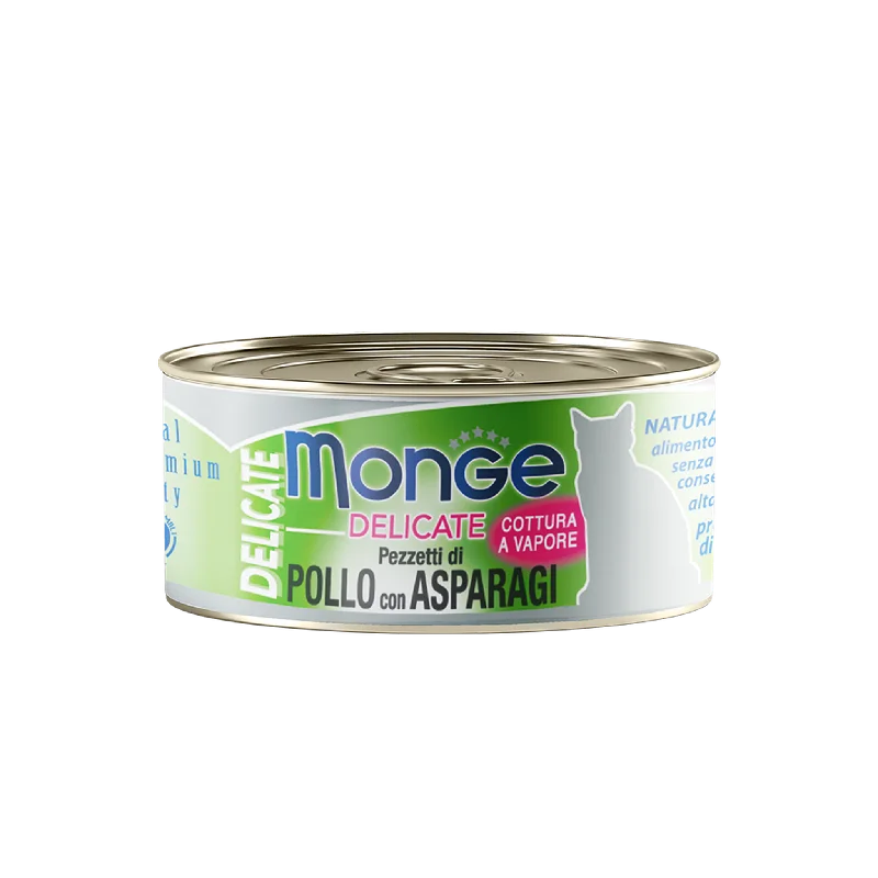  . **Brand-Related**  Monge Cat Canned Food - Delicate Chicken With Asparagus (80g)