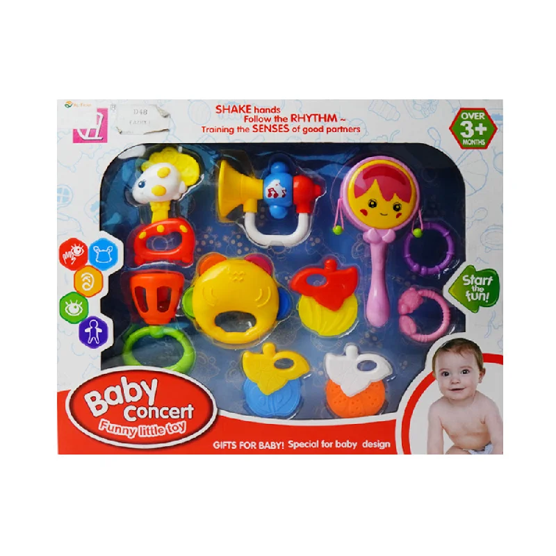 - Pet tear stain cleaning wipesD48 BABY CONCERT RATTLE SET 10PCS