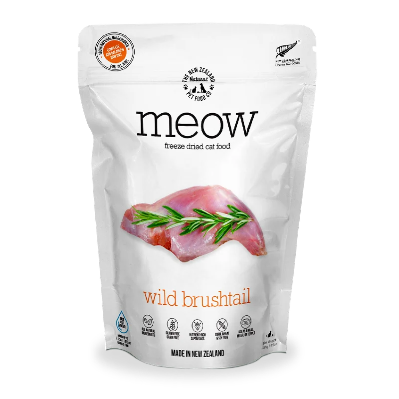 . **Health and Nutrition** MEOW Freeze Dried Raw Food for Cat - Wild Brushtail (280g) . **Health and Nutrition** MEOW Freeze Dried Raw Food for Cat - Wild Brushtail (280g)