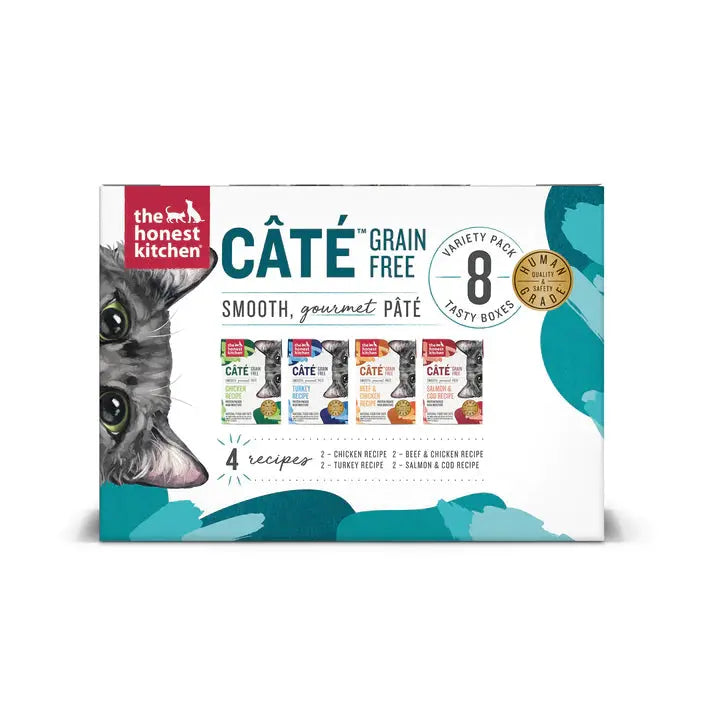 - Pet stroller can be taken on the planeThe Honest Kitchen Cate Grain Free Wet Cat Food Pate Variety Pack 8/5.5oz
