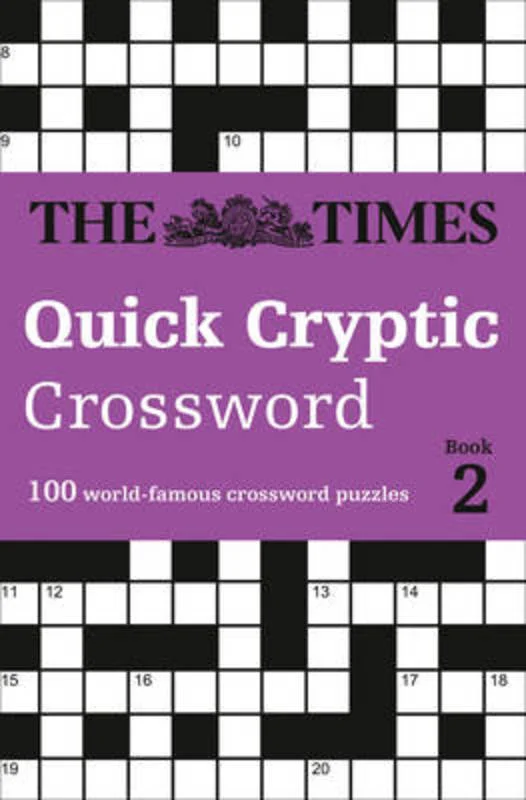 - Elderly dog ​​joint care mattressThe Times Quick Cryptic Crossword Book 2