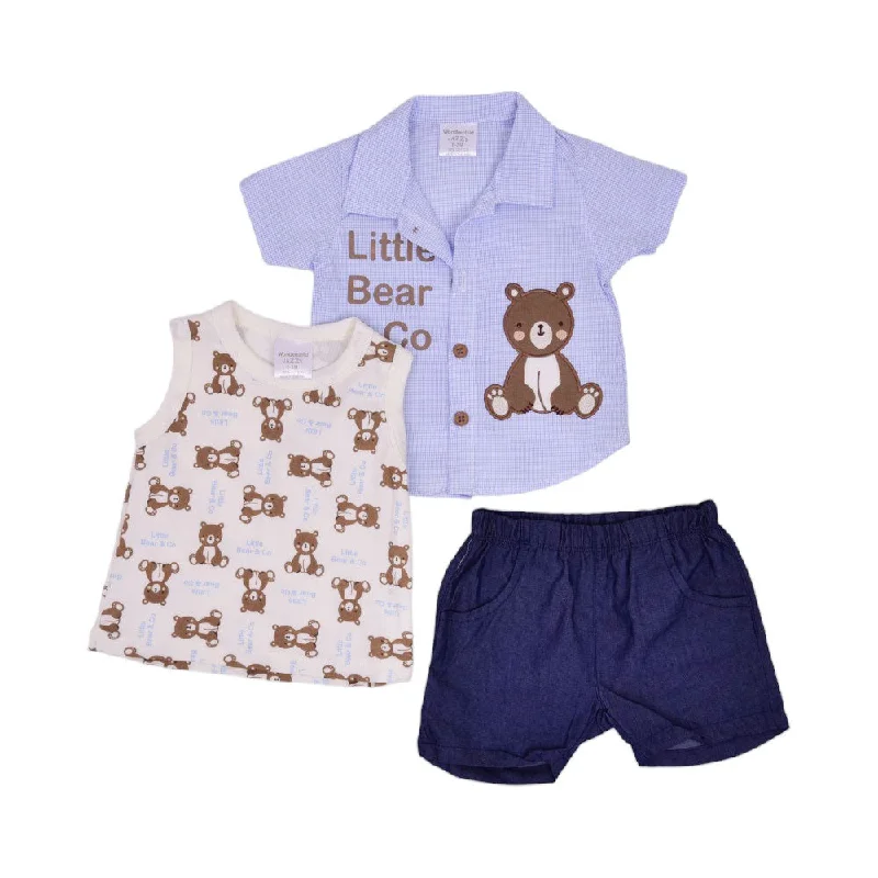 - Parrot climbing and standing wooden frameBOYS S/S 3PC KNICKER SUIT MZW-25 0-3M 247-027 THAI - Parrot climbing and standing wooden frameBOYS S/S 3PC KNICKER SUIT MZW-25 0-3M 247-027 THAI