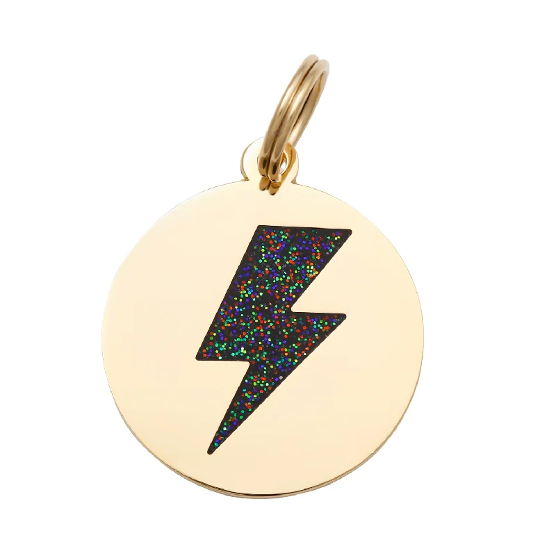 Small dog clothesLightning Bolt Pet ID Tag