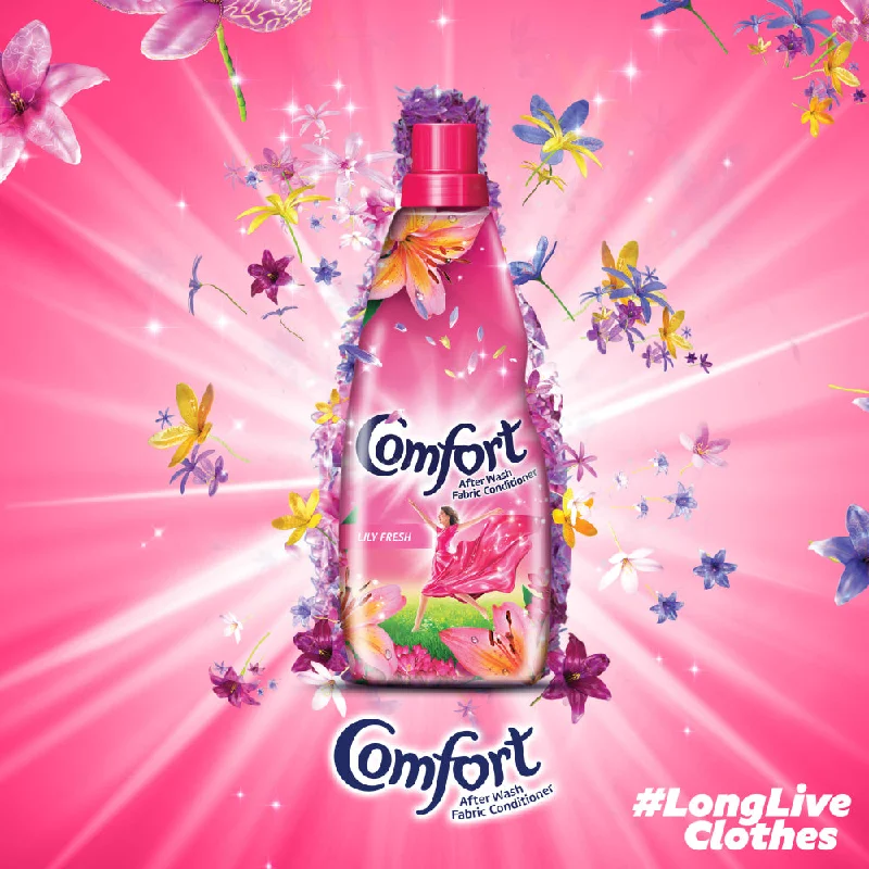 ---COMFORT FABRIC CONDITIONER LILY FRESH 800 ML