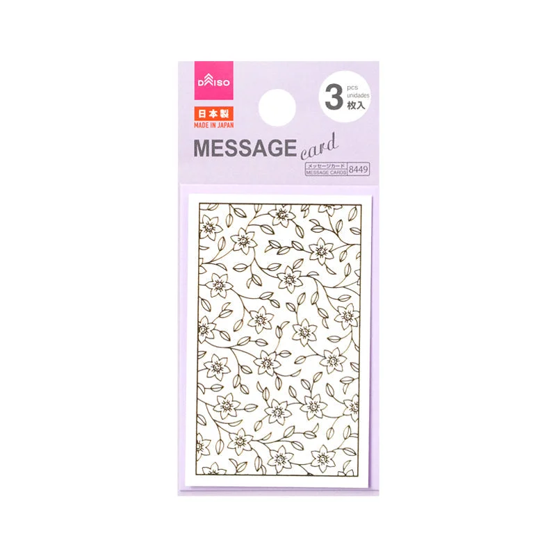 - Automatic temperature adjustment cat bedMini Message Card - Flower Lace - 3pcs