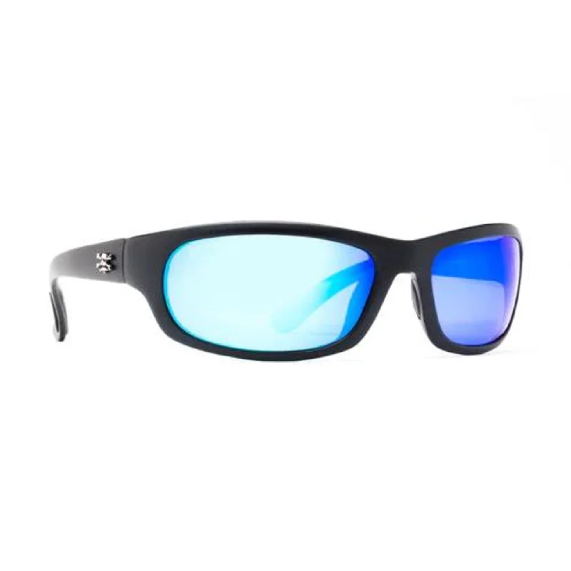 Matte Black/Blue Mirror Lens
