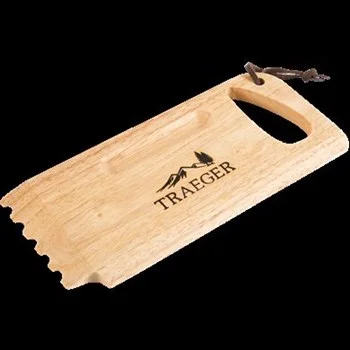 ---Traeger Wooden Grill Grate Scrape