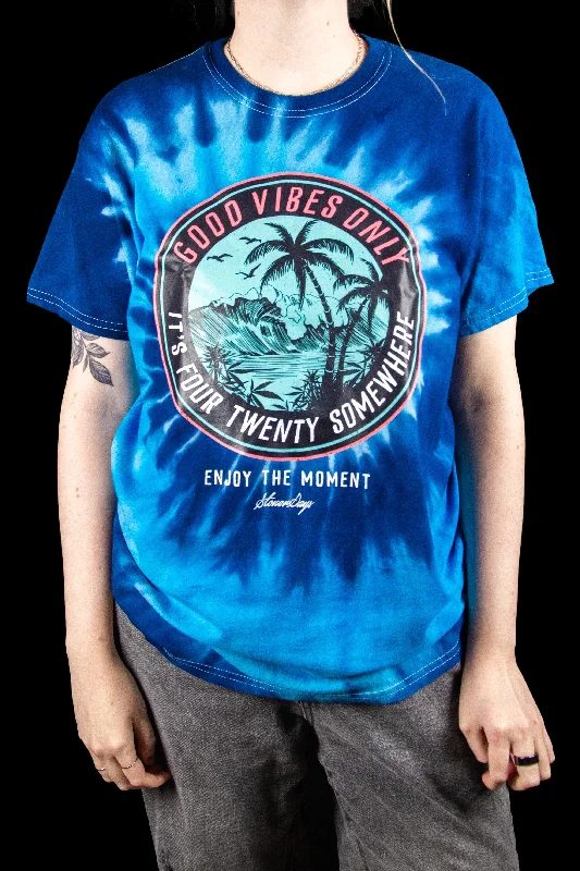 - Cat stress soothing sprayStonerDays It's 420 Somewhere Tie Dye T-Shirt