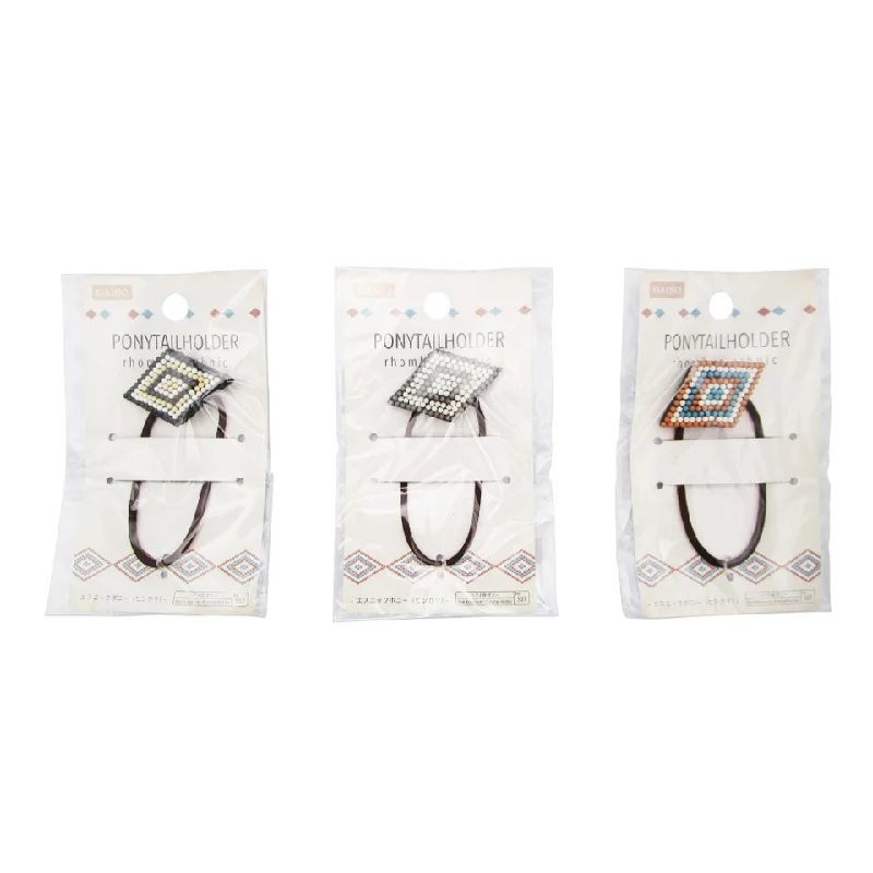 Pet ProductsRhombus Ethnis Ponytail Holder