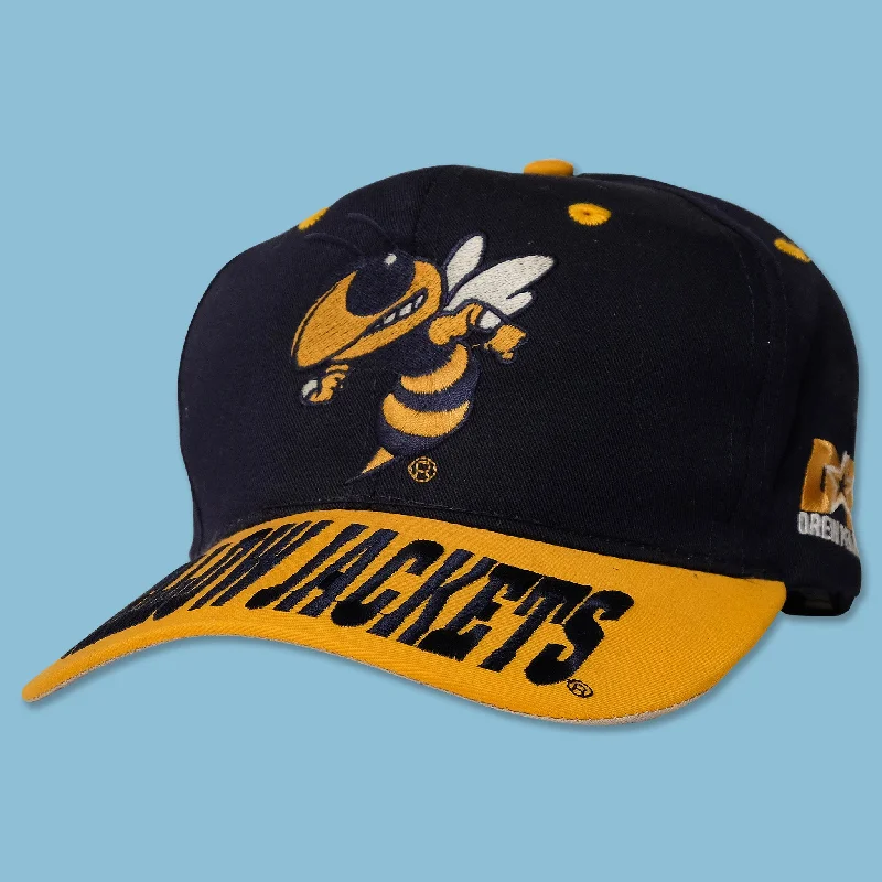 - Rabbit grass rack to prevent waste food boxVintage DS Georgia Tech Yellow Jackets Snapback