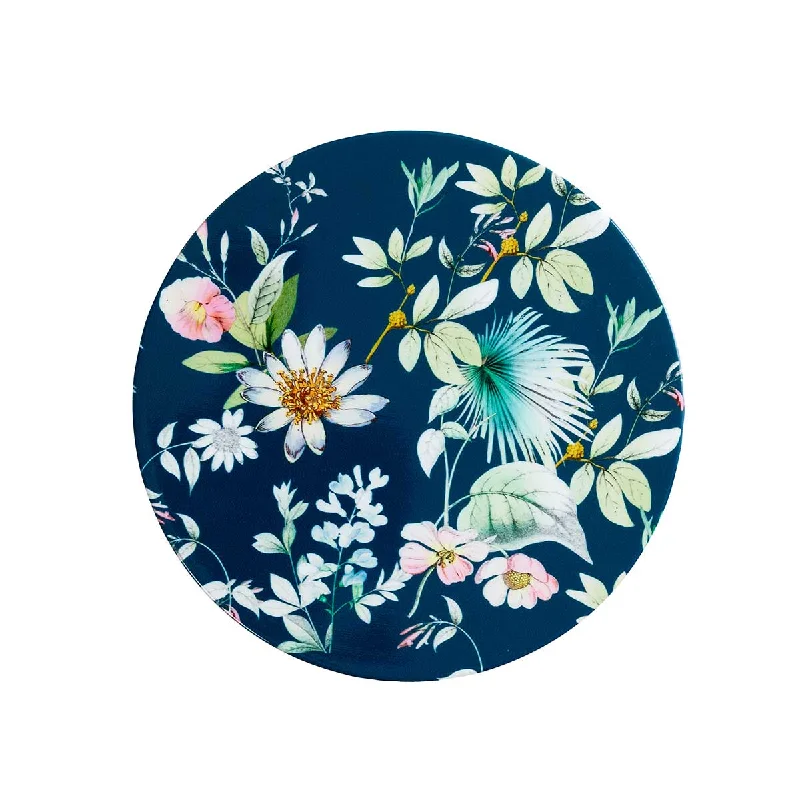 - Natural latex pet mattressHeritage Blue Daisy Trivet Navy 16cm