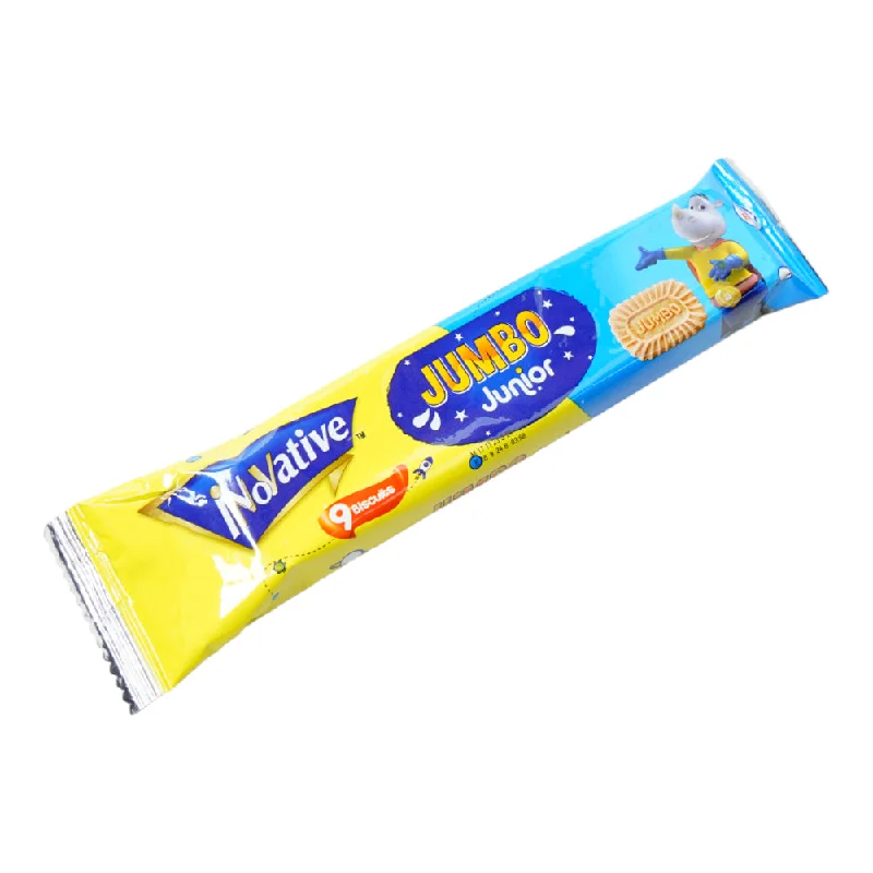 - Air box TSA certified check-inINOVATIVE BISCUIT JUMBO JUNIOR ENERGY 9.5 GM