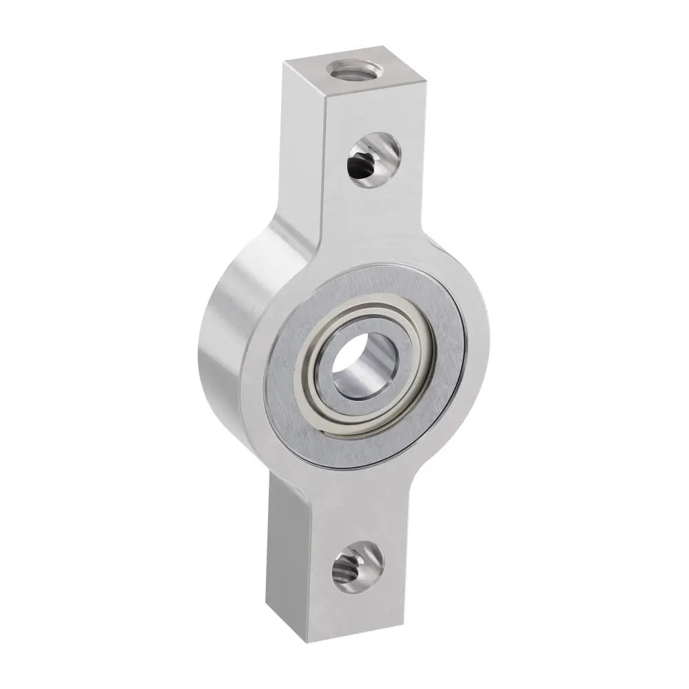 ---ServoCity 4mm Bore 2-Side, 1-Post Pillow Block (43mm Width)