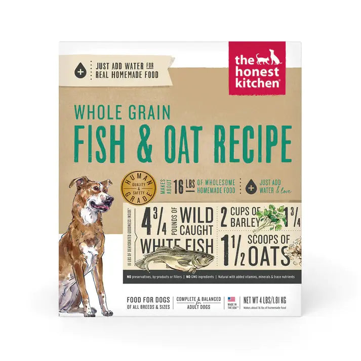 - Pet tear stain cleaning wipesThe Honest Kitchen Whole Grain Fish & Oat Recipe Dehydrated Dog Food - Pet tear stain cleaning wipesThe Honest Kitchen Whole Grain Fish & Oat Recipe Dehydrated Dog Food