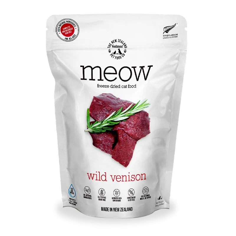    - Recommended online stores for cat food  MEOW Freeze Dried Raw Food for Cat - Wild Venison (280g)