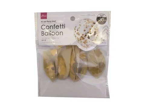 - Degradable pet feces bagConfetti Balloon 12in Star