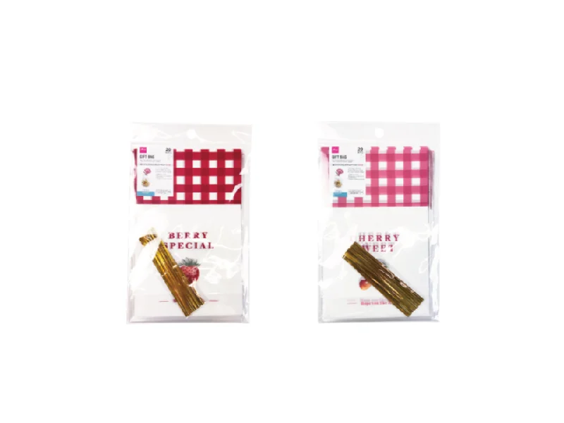 -Non-contact cat thermometerBottom Gusset Clear Bags Cherry Berry 4.72in x 7.28in x 1.96in