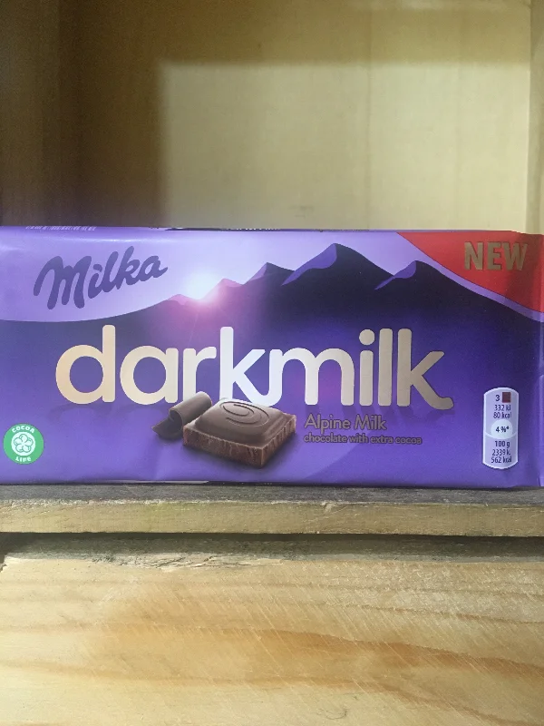 ---4x Milka Dark Milk Dark Alpine Milk Chocolate (4x85g)