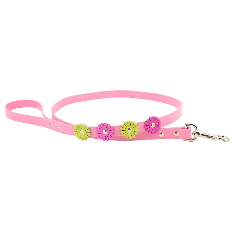  . **Cat scratching board corrugated paper**Flower Dog Leash Pink