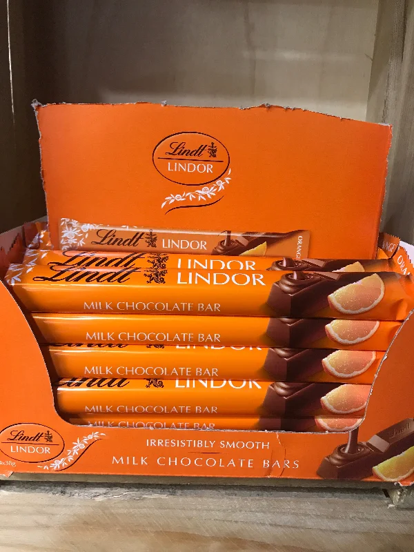 - Pet monitor with camera12x Lindt Lindor Milk Chocolate Orange Bars (12x38g)